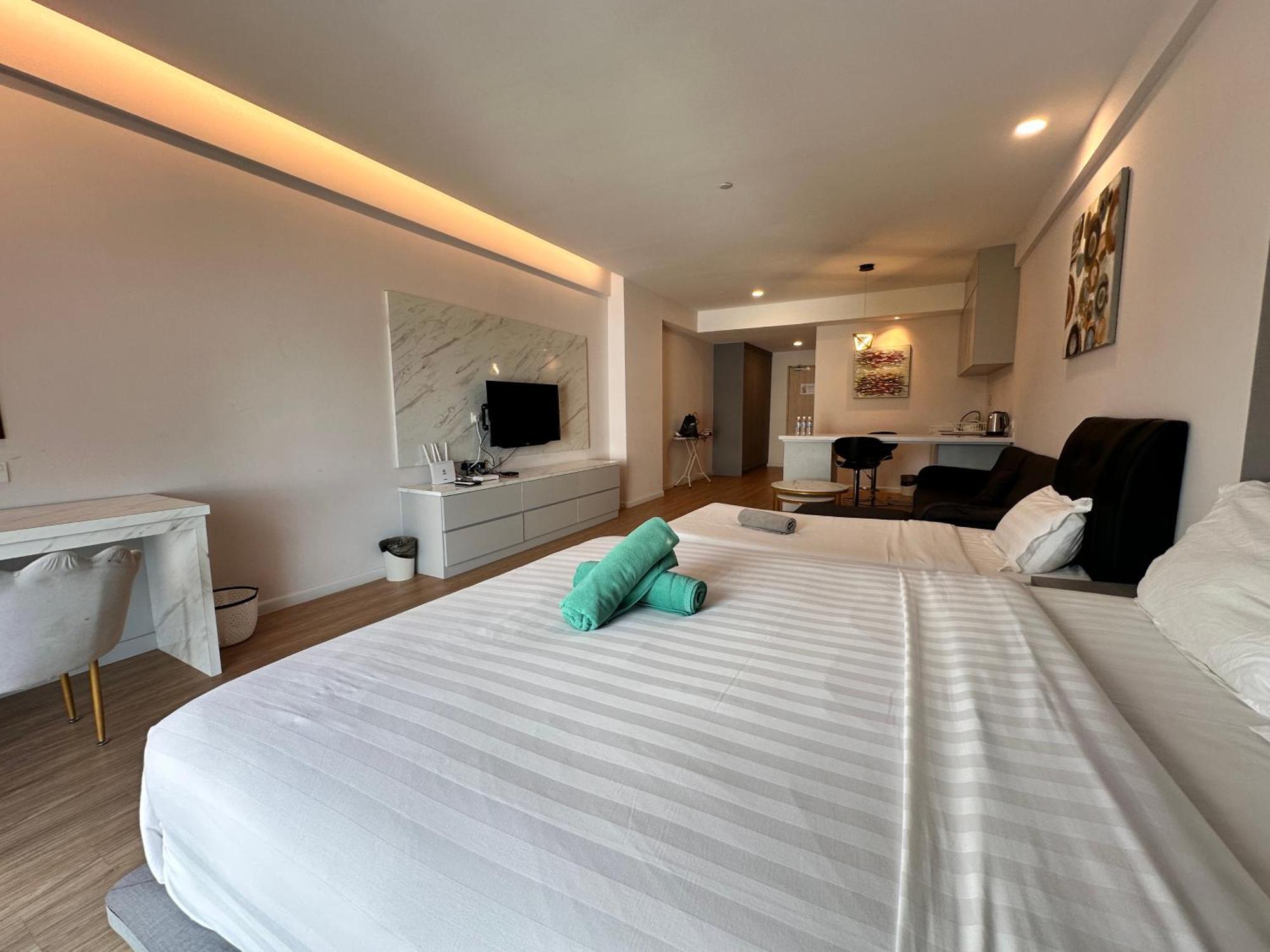 Aru Suites Homestay Wifi,Carpark,24H Check In,Water Filter By R2 Residence 코타키나발루 외부 사진